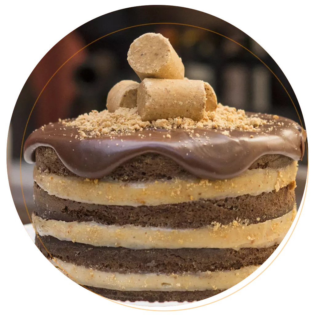 BOLO DE PAÇOCA CASEIRO